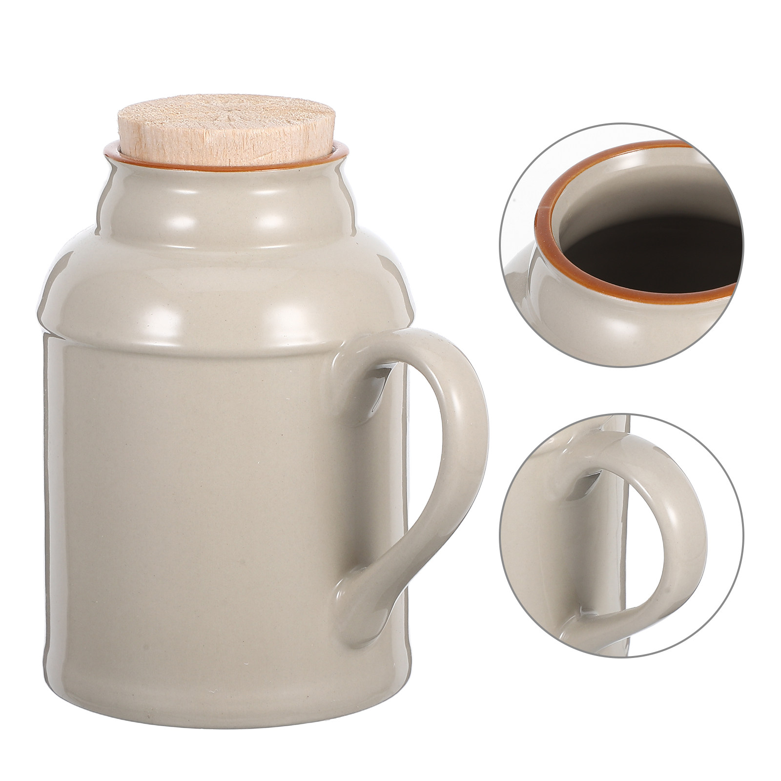 Coffee Tea Uses - Decorative Vintage Ceramic Water Kettle with