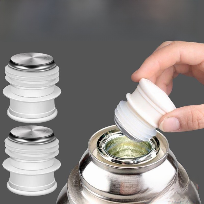 Coffee Tea Uses - Stainless Steel Insulated Water Bottle Silicone