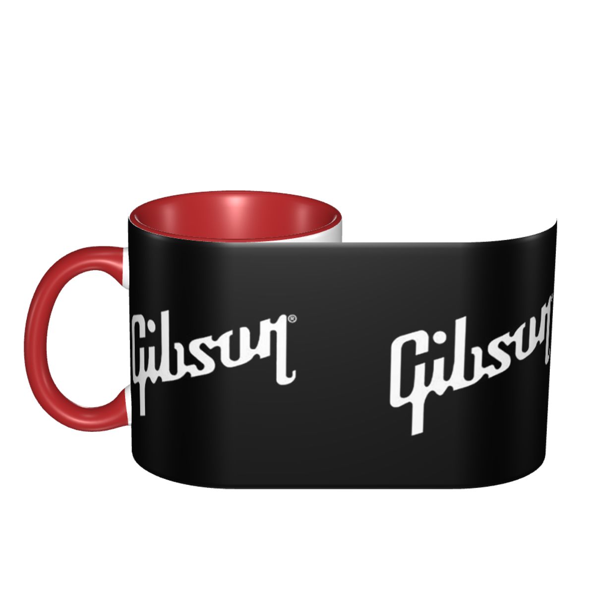 Coffee Tea Logo - Guitar Gibson Logo Mug Funny Ceramic