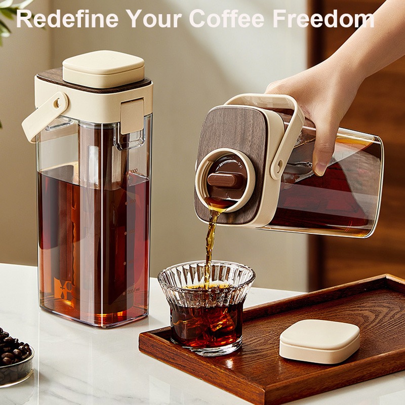 Coffee Tea Pots - Cold Brew Coffee Pitcher Leak Proof