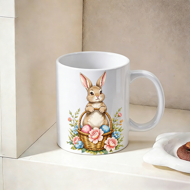 1PCS Easter Bunny Egg Basket C - Coffee Tea Gift Basket review and price