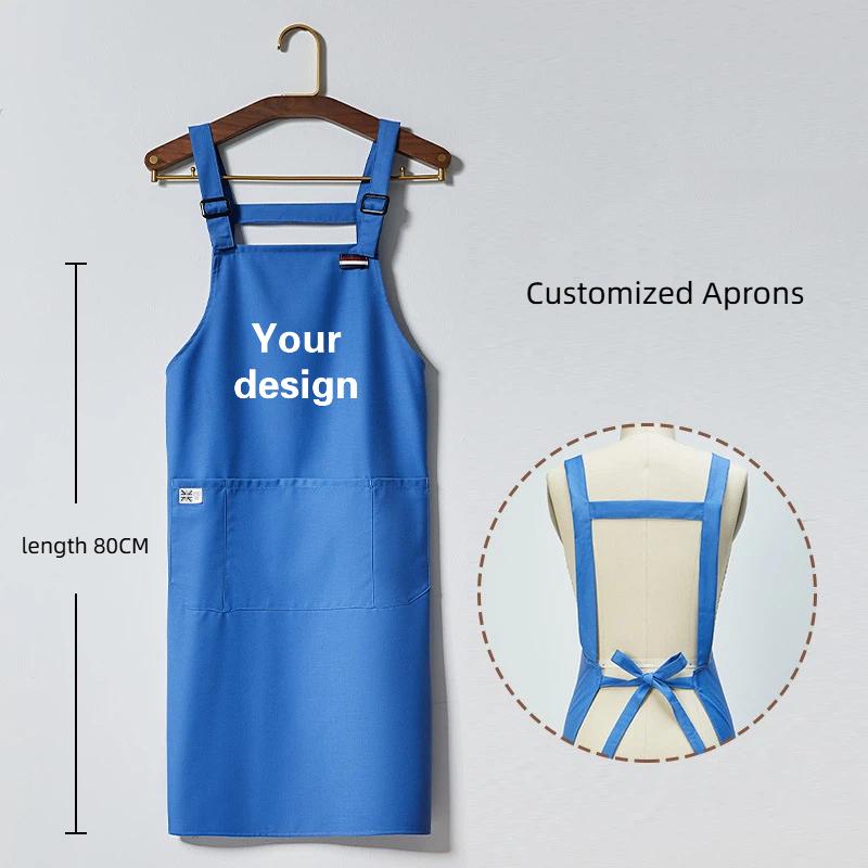 Korean Apron Custom Logo Flora - Coffee Tea Logo review and price