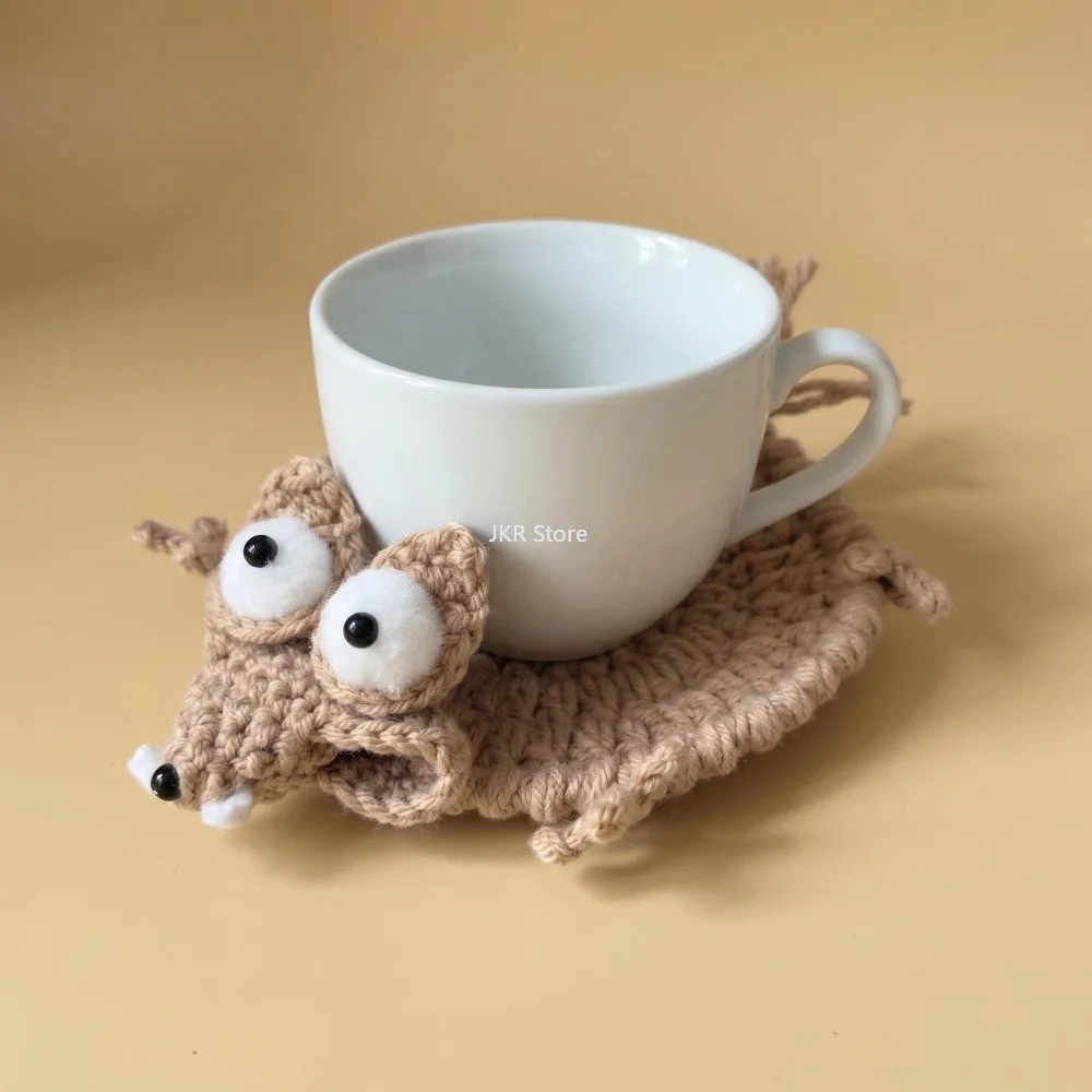 Animal Crochet Cup Coaster Han - Coffee Tea Uses review and price
