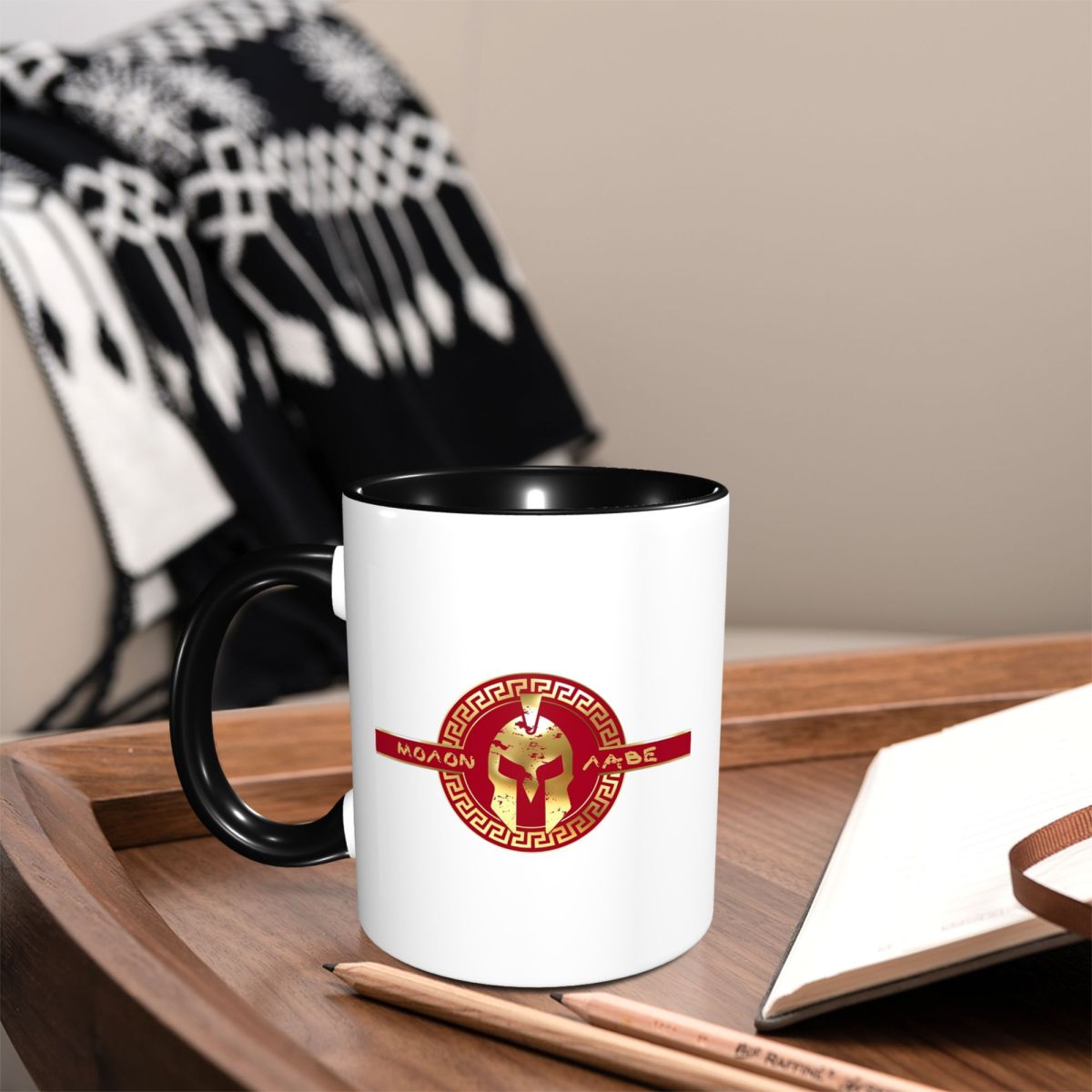 Spartan Sparta Warrior Helmet  - Coffee Tea Logo review and price