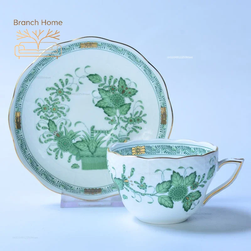 Classical Cup and Saucer Flowe - Coffee Tea Gift Basket review and price