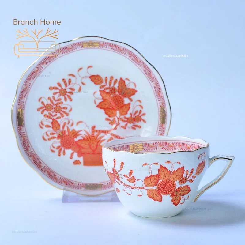 Classical Cup and Saucer Flowe - Coffee Tea Gift Basket review and price