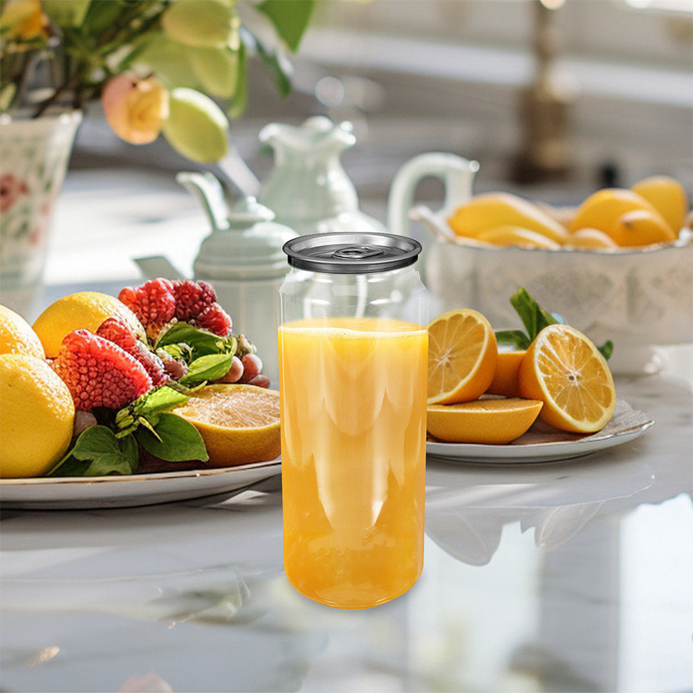 5pcs Transparent Beverage Cans - Coffee Tea Drinks review and price