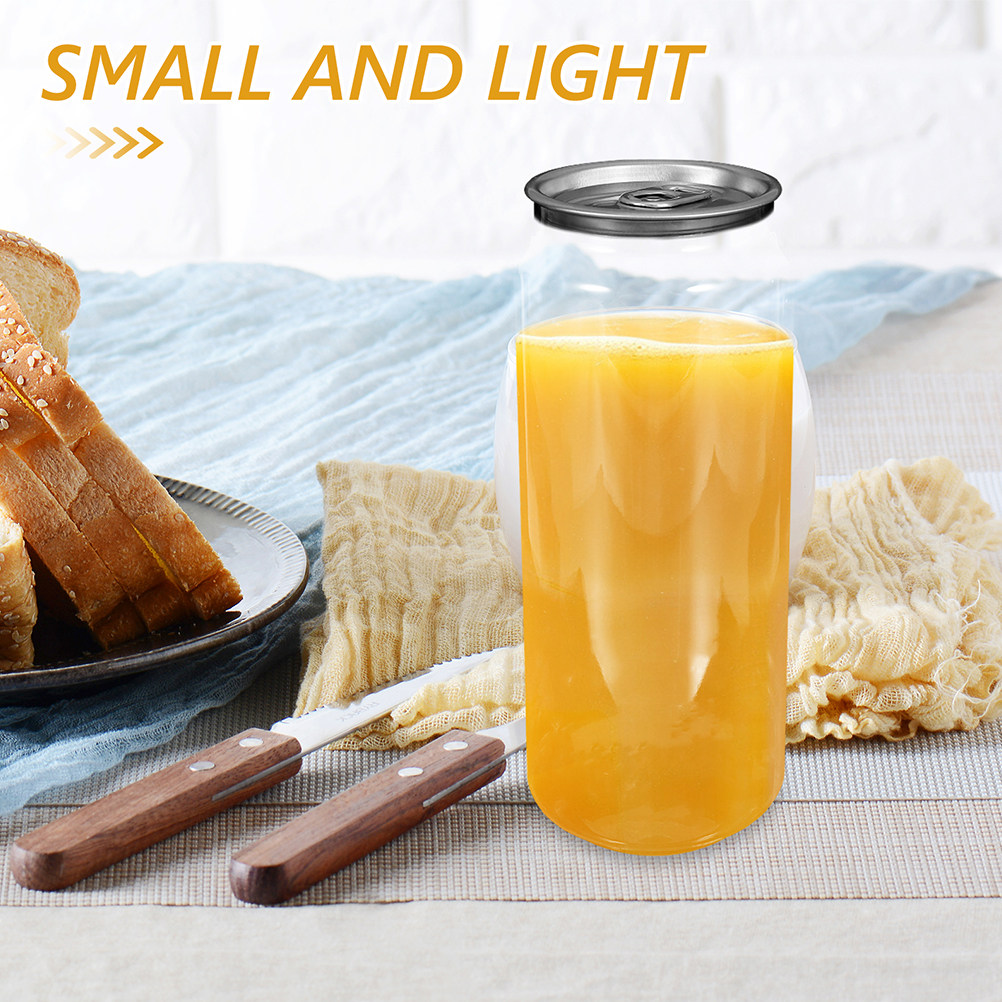 5pcs Transparent Beverage Cans - Coffee Tea Drinks review and price