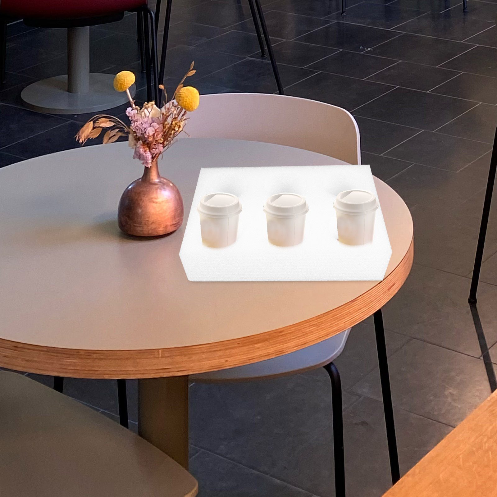 2Pcs Beverage Cup Holder Tray  - Coffee Tea Drinks review and price
