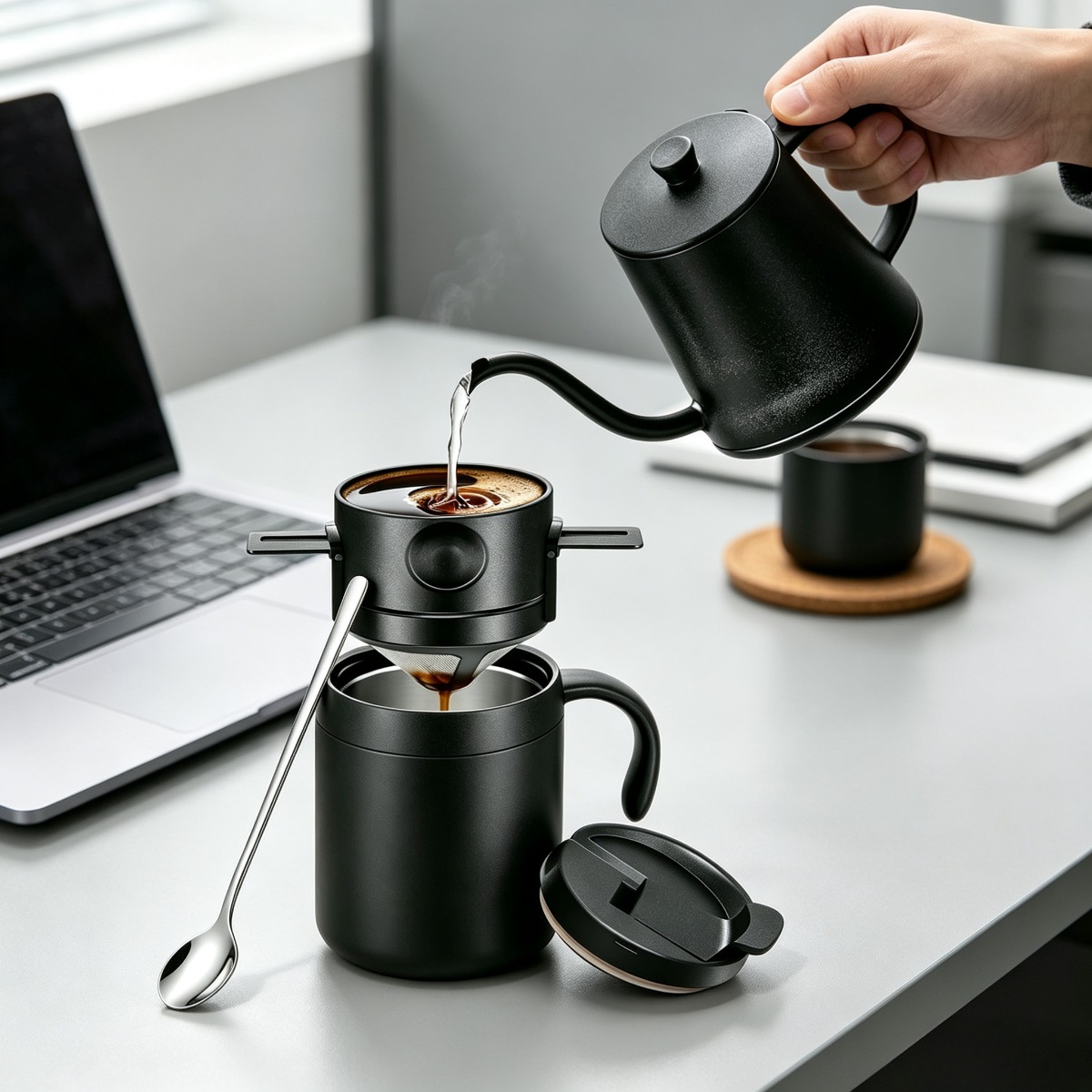 350/550ml Stainless Steel Coff - Coffee Tea Uses review and price