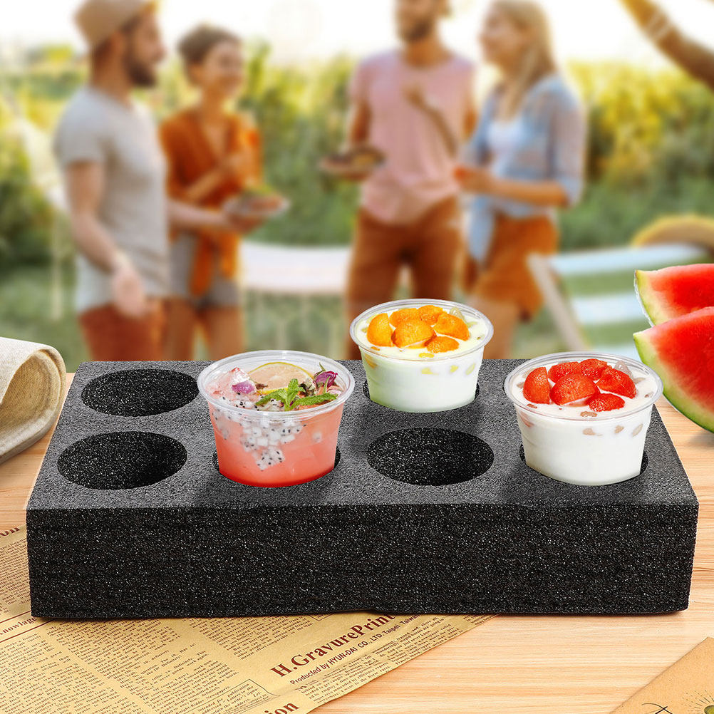 4Pcs 8-Hole Beverage Cup Tray  - Coffee Tea Drinks review and price