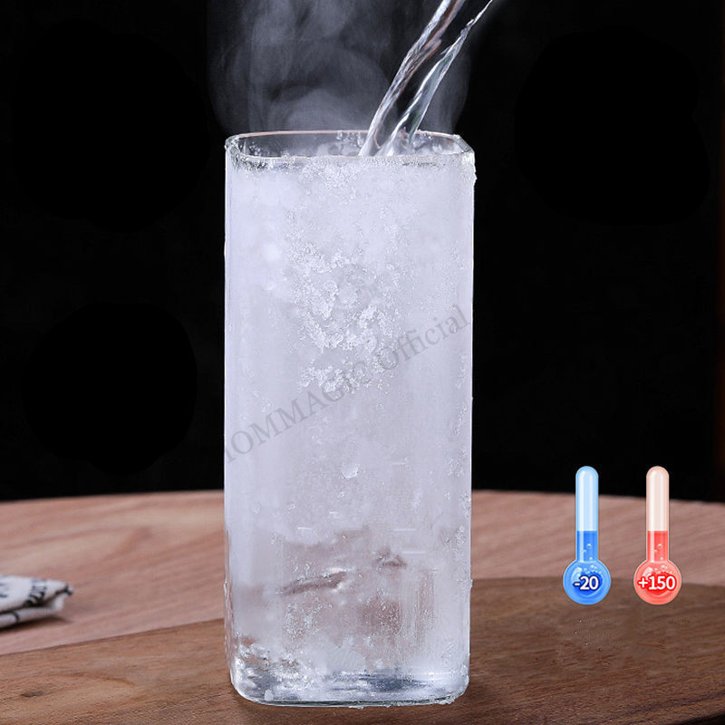 6/4/2/1Pcs Square Glass Cup Co - Coffee Tea Drinks review and price