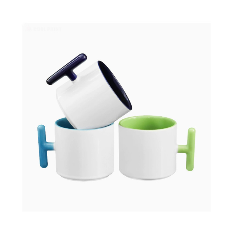 2PCS Creativity T-shaped handl - Coffee Tea Logo review and price