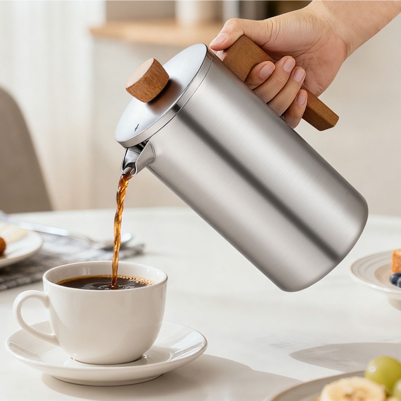 JUSTINLAU 1000ml Stainless Ste - Coffee Tea Pots review and price