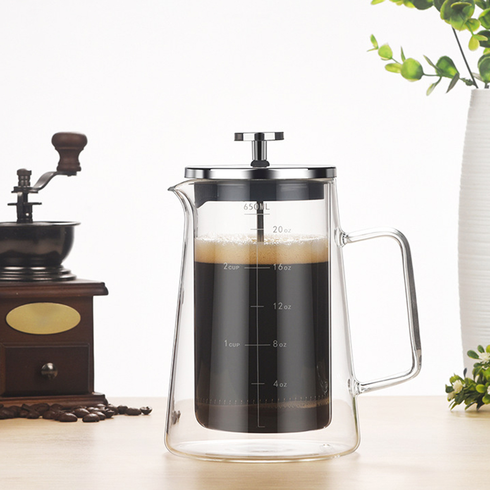 Double Layers French Press Pot - Coffee Tea Pots review and price