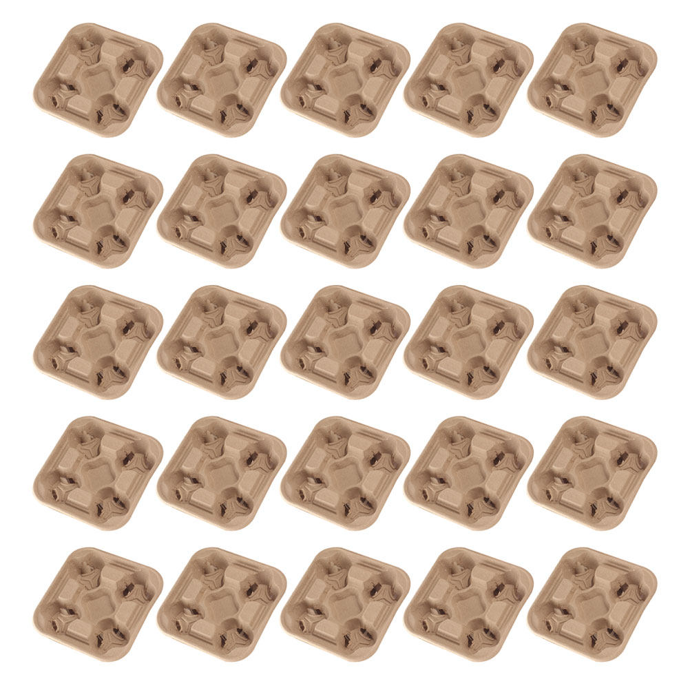 25Pcs Four-Cup Paper Pulp Hold - Coffee Tea Drinks review and price