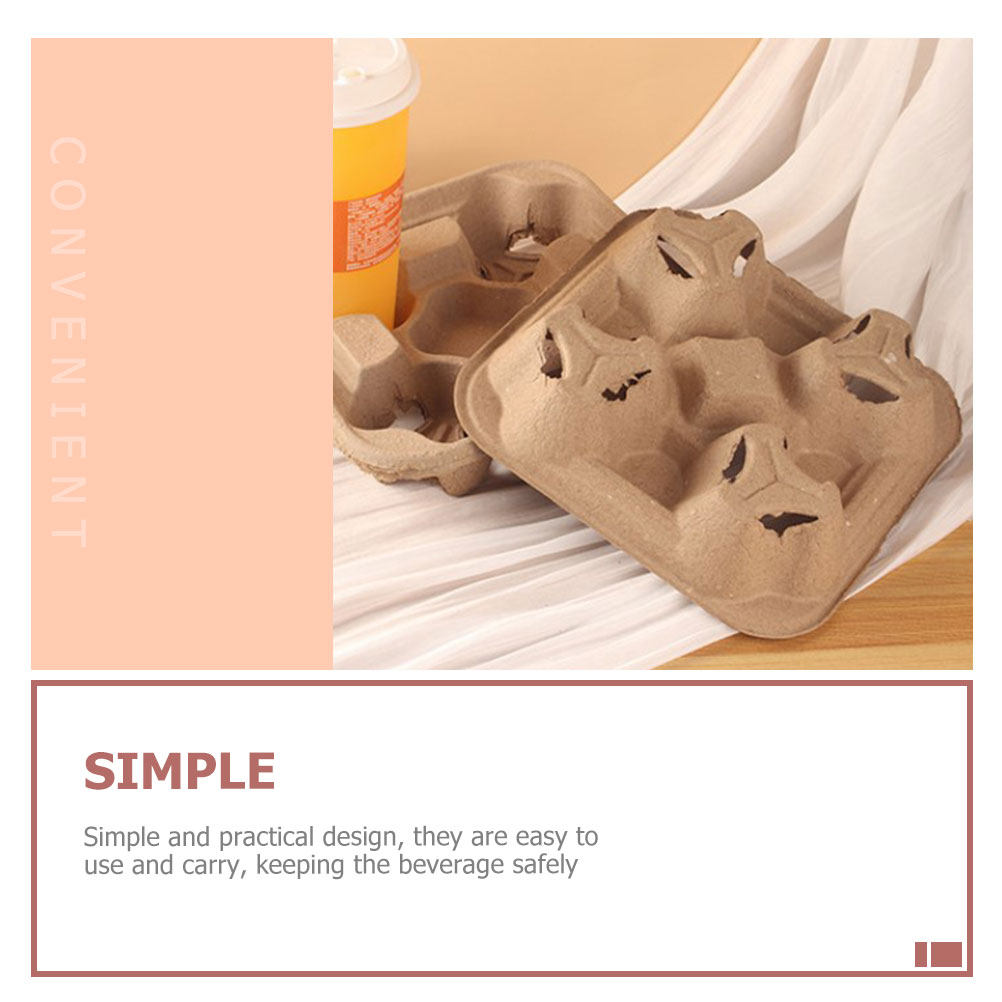 25Pcs Four-Cup Paper Pulp Hold - Coffee Tea Drinks review and price