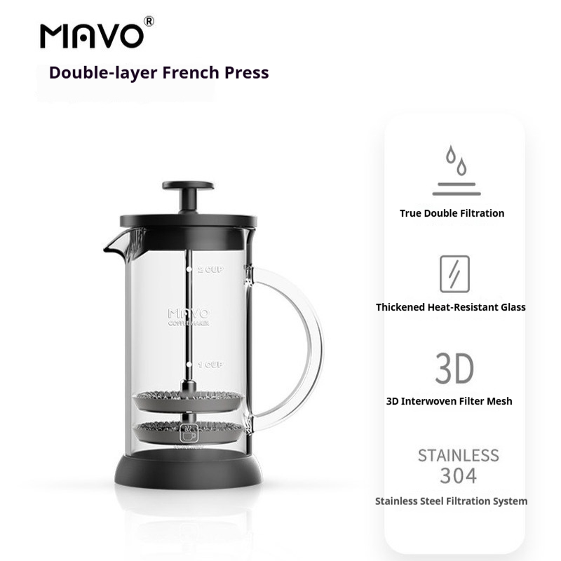 MAVO French Press Coffee Maker - Coffee Tea Pots review and price