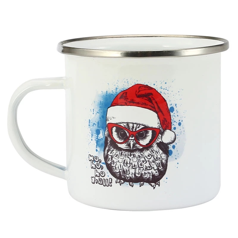 350ML Enamel Coffee Mug DIY LO - Coffee Tea Logo review and price