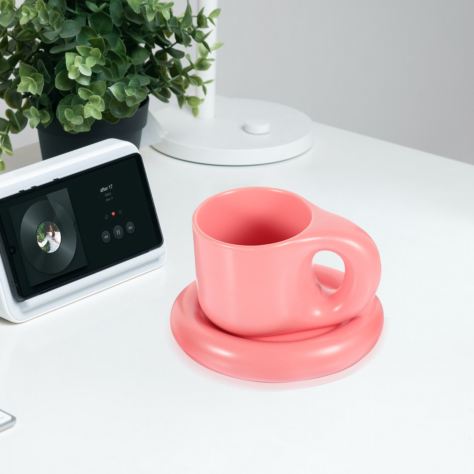 Ceramic Coffee Cup Set with Sa - Coffee Tea Uses review and price