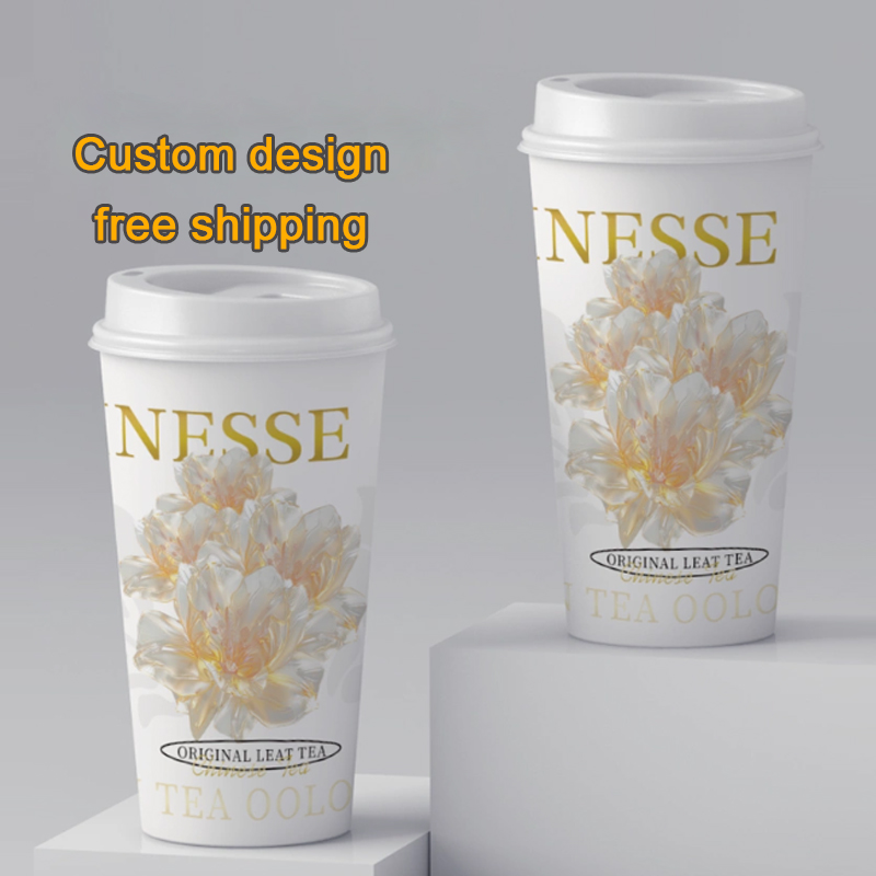 LOGO Custom Thickened Disposab - Coffee Tea Logo review and price