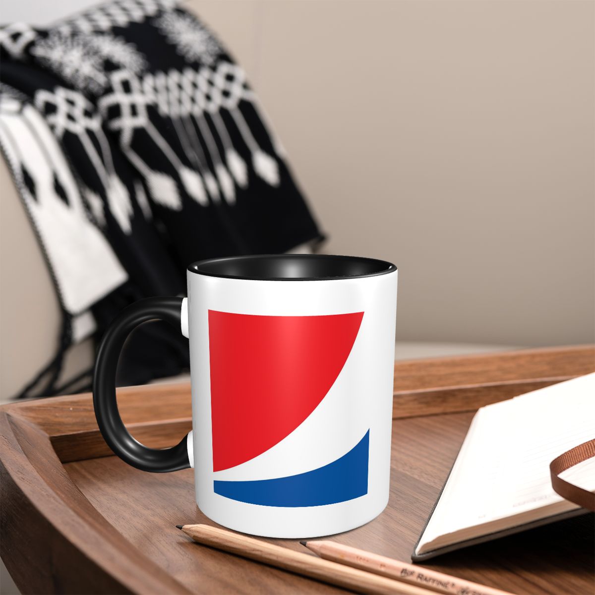 Pepsi Logo Zoomed Mug Funny Ce - Coffee Tea Logo review and price