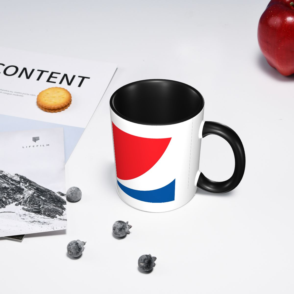 Pepsi Logo Zoomed Mug Funny Ce - Coffee Tea Logo review and price