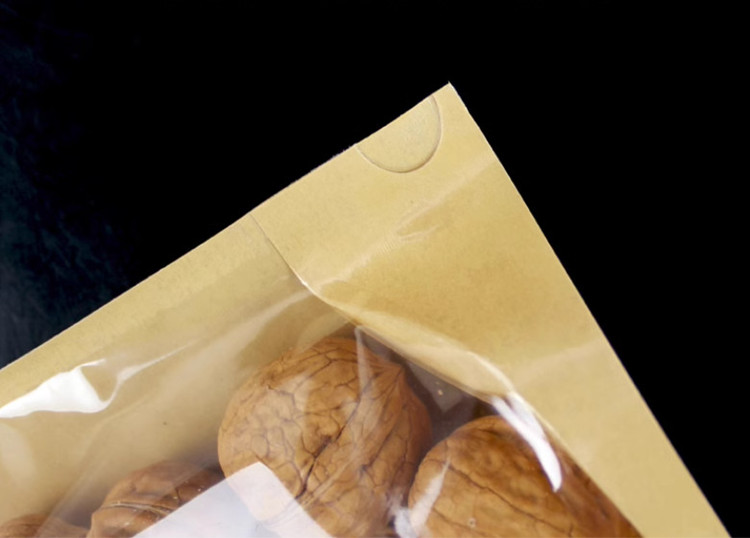 100PCS Clear Stand-up Kraft Pa - Coffee Tea Logo review and price